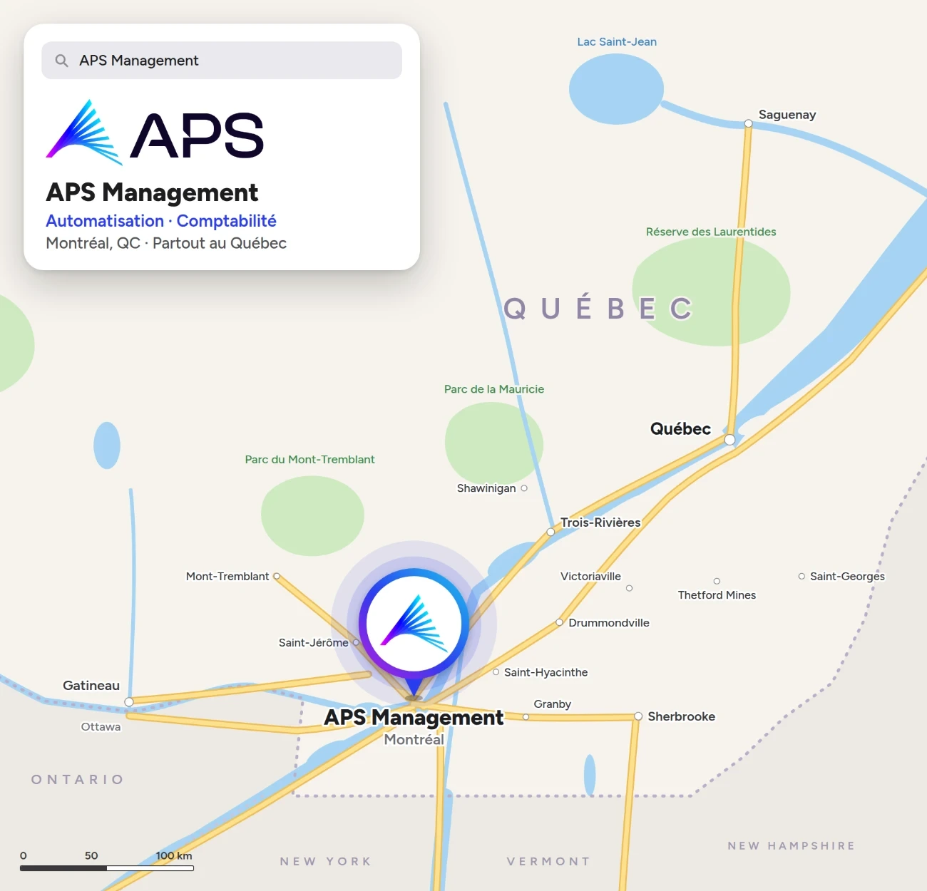 APS Management à Montréal, au service des entreprises partout au Québec